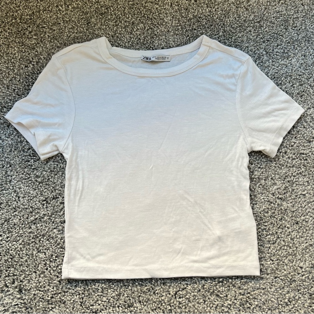 Zara Baby Tee White